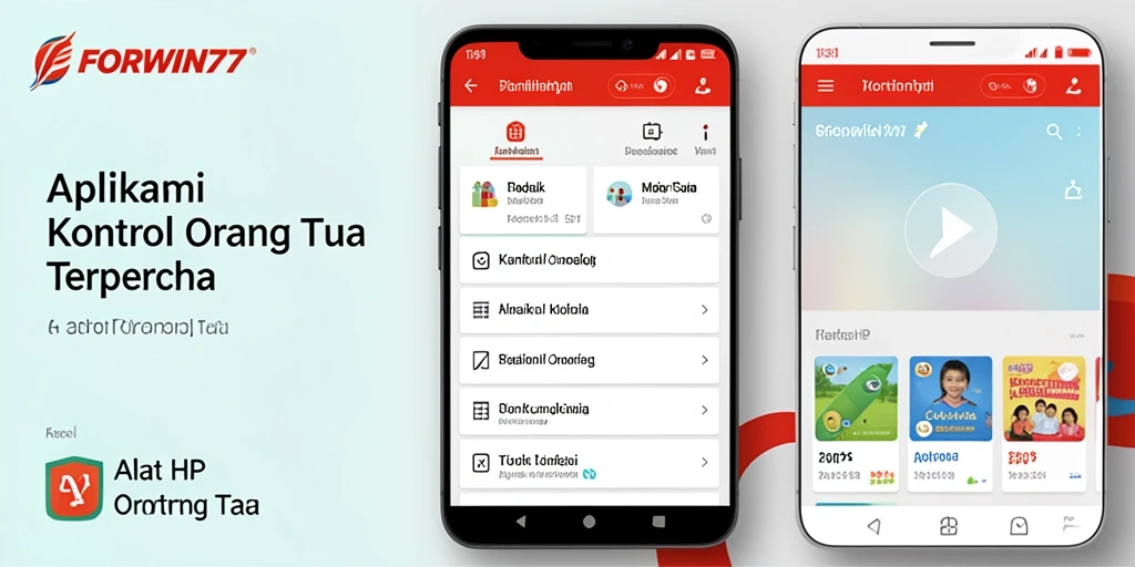 Tampilan antarmuka FORWIN77 yang sederhana dan fungsional untuk kontrol orang tua.