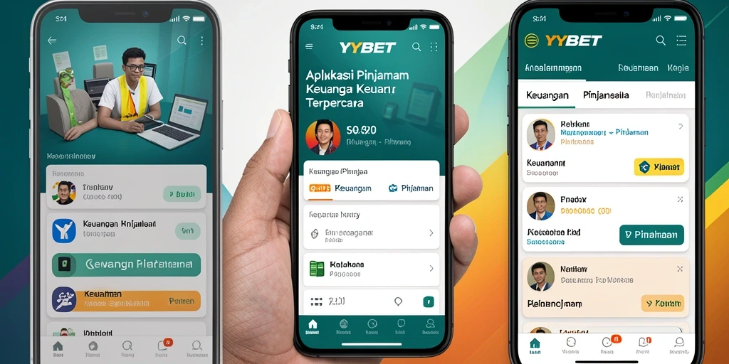 Tampilan antarmuka YYBET yang sederhana dan fungsional untuk pinjaman.