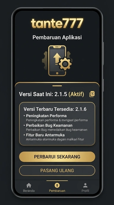 Riwayat Versi Tante777 untuk Pengguna Android